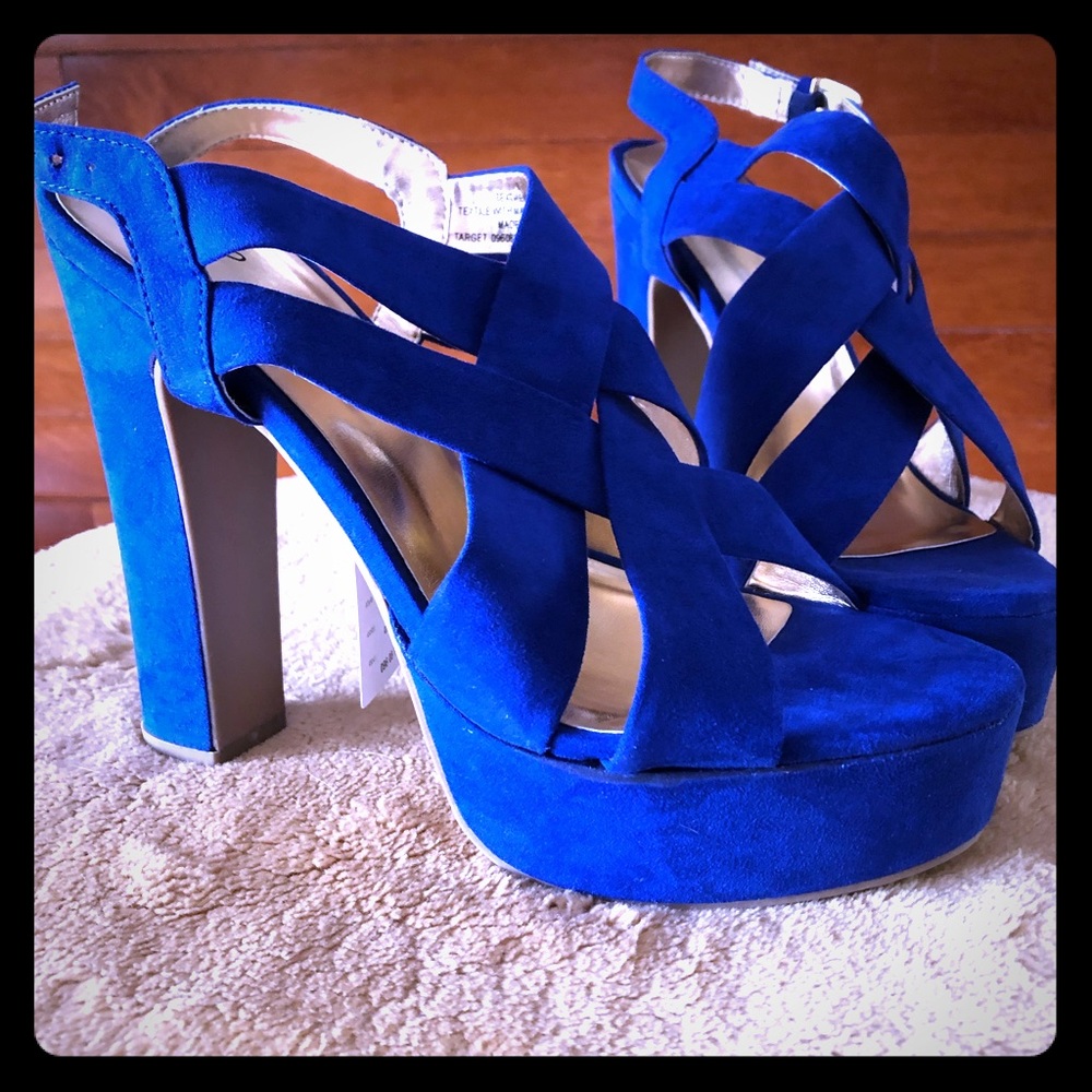 Mossimo Royal Blue Platform